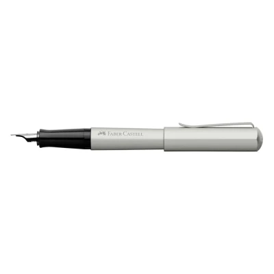 Image de Faber Castell Hexo Matte Silver FP EF