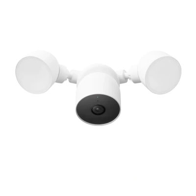 Image de Nest Cam avec projecteur (filaire) Caméra de sécurité IP Intérieure et extérieure, 1920 x 1080p Neuf