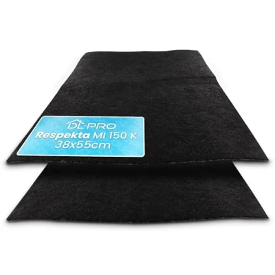 Image de DL pro Lot de 2 filtres à charbon actif 38 x 55 cm Découpables Universel Pour hotte aspirante