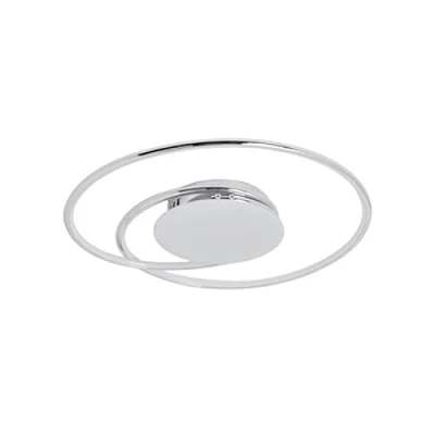 Image de LED Plafonnier Joline (Moderne) en Argent Métal e. a. pour Salon &amp; Salle à manger, Eclairage LED, Lampe Luminaire Plafonnier, Plafond, Eclerage Interieur
