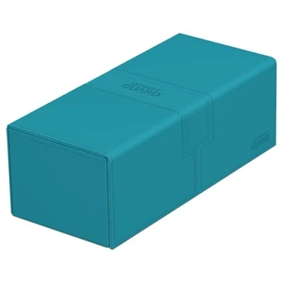 Image de Ultimate Guard Twin Flip`n`Tray 266+ Xenoskin Bleu Pétrole