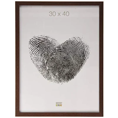 Image de Deknudt Frames S44CH4 Basic Cadre Photo Bois/MDF Brun Foncé Fin 30 x 40 cm