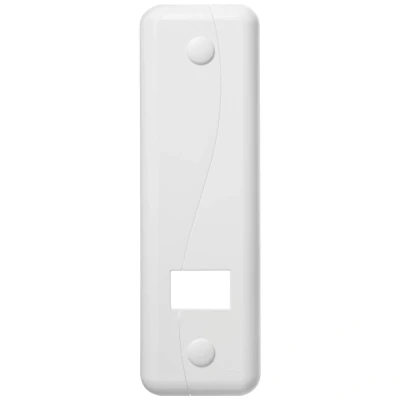 Image de Schellenberg 53802 Couvercle DUO pour enrouleur de sangle volet roulant à encastrer, espacement des trous 160 mm, Système Maxi, blanc
