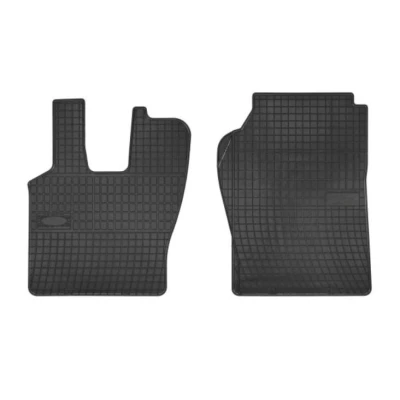 Image de FROGUM 0076P Ensemble de tapis sol driver cab P Caoutchouc avant 2 noir Sur mesure