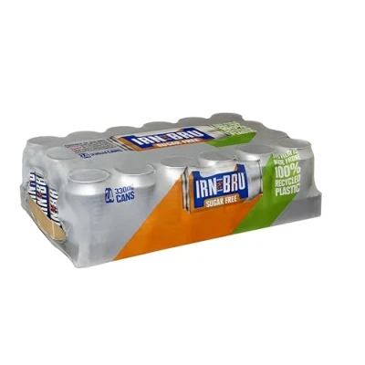 Image de IRN BRU Sugar Free Soft Drink Cans, 330 ml Pack of 24