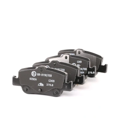 Image de ATE 13.0460 5604.2 Jeu de plaquettes frein avec indicateur d&#039;usure accessoires TOYOTA: Auris 5 portes, Break, Corolla XI Berline