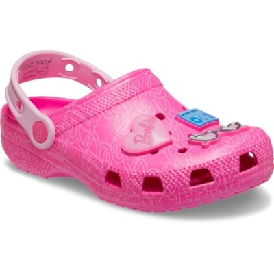 Image de Crocs Unisexe Enfant Mattel Pink Barbie Classic Clog K Sabots, Multi, 29/30 EU