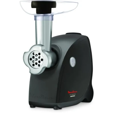 Image de Moulinex HV4 Successor Hachoir à viande, 2 000 W, Hachage parfait jusqu&#039;à 2,3 kg/min, Polyvalence, Découpe légumes, saucisses et kebbés, Poignée, Performances durables, Fabriqué en France ME472832
