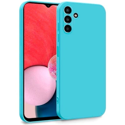 Image de MyGadget Coque pour Samsung Galaxy A13 5G A04s Case Protection Rigide Anti Choc avec Doublure Microfibre Turquoise