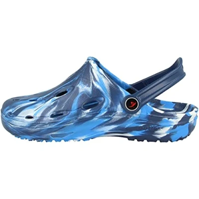 Image de Chung Shi Unisexe Dux Clog, Sabot, Navy/Royal/Blanc, 44 45 EU
