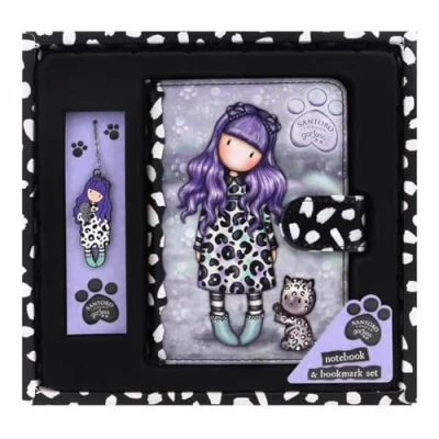 Image de Safta 1086gj04, Ensemble carnet avec Marque Pages Gorjuss Smitten Kitten Mixte Enfant, Multicolore, M
