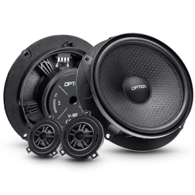 Image de Option Système de haut parleurs 100 % Plug &amp; Play avant compatible Avec VW Golf 7 VII (type AU) 16,5 cm Composants à 2 voies isolation