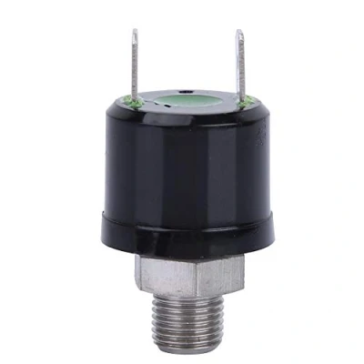 Image de pressostat d&#039;air 70 100 PSI, Vanne de 12V 10A, compresseur 1/8 28BSPT, Interrupteur commande comprimé, pour systèmes suspension véhicule, tracteurs
