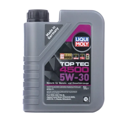 Image de Liqui Moly Top Tec 4500 5W 30 1I Huile moteur 2317 LAND ROVER: Freelander 2 SUV, Range Rover Evoque, Sport
