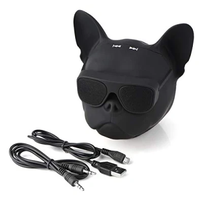 Image de Haut Parleur Portable Bluetooth, Lecteur de Musique stéréo en Forme Chien sans Fil Bluetooth
