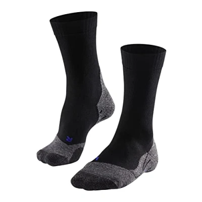 Image de FALKE TK2 Explore Cool M So respirantes anti ampoule épaisses 1 paire, Chaussettes de randonnée Homme, Noir Black Mix 3010, 46 48