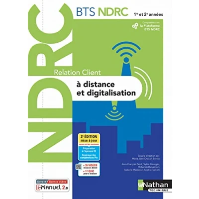 Image de Relation client à distance et digitalisation BTS NDRC 1e/2e années Livre + licence élève 2022 d’occasion Bon
