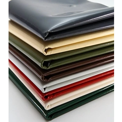 Image de (3m de Large) bâche en Tissu Camion 600g/m² Vendue au mètre sans Oeillets, PVC Protection Industrielle (Vert RAL6005)