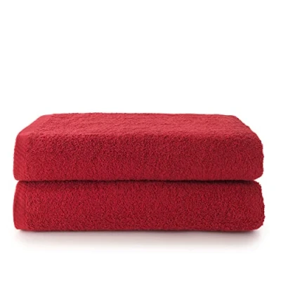 Image de Top Towel Plus Lot de 2 Grandes Serviettes Bain Douche Serviette 100 x 150 cm Lavande