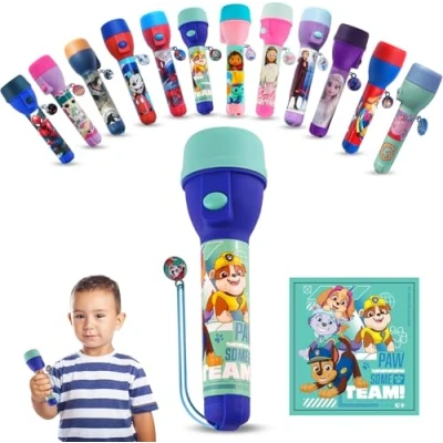 Image de SRV Hub® Grande lampe torche LED pour explorateur de nuit Jouet enfants (Pat’Patrouille)