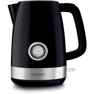 Image de Bouilloire Électrique avec Voyant Lumineux, 1.7 L Capacité, 2150W, Noir