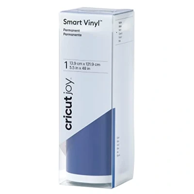 Image de Cricut Joy Smart Rouleau de vinyle autocollant permanent Bleu (mat) 1,2 m Pour une utilisation avec Joy, 2009834