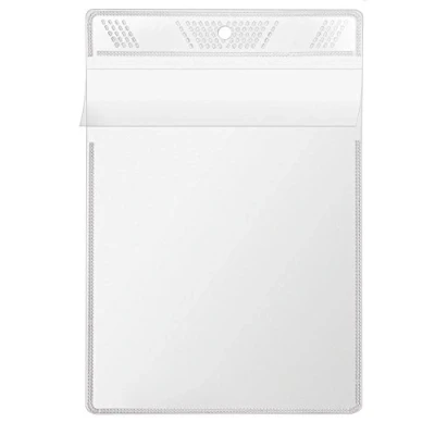 Image de VELOFLEX 3306010 Pochette transparente DIN A6, de protection, transparente, à suspendre, 10 pièces