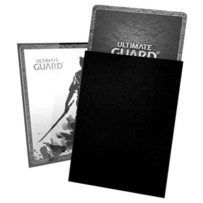 Image de Ultimate Guard Katana Sleeves Standardgröße, Schwarz (100) Pochettes pour Cartes, UGD010112, Noir, Standard Size (66 x 91mm)