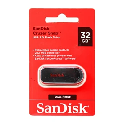 Image de SanDisk Cruzer Snap lecteur USB flash 32 Go Type A 2.0 Noir Neuf