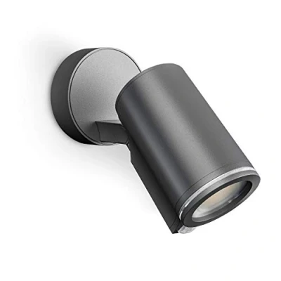 Image de Steinel Projecteur LED Spot One S, GU 10, Orientable, 7,47 W, Détecteur de Mouvement 90, Portée 10 m, 512 Lm