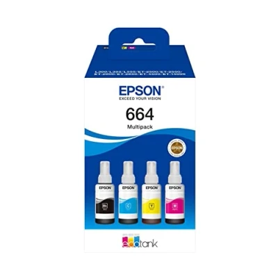 Image de Multipack 4 couleurs EcoTank 664 (C13T664640)