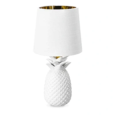 Image de Navaris Lampe LED Forme Ananas de Chevet et Veilleuse Design 35 cm en d&#039;Ananas Table Décorative pour Salon Chambre Enfant