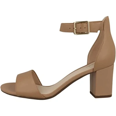 Image de Clarks DEVA MAE Sandales, Femme, Taille: 42, Camel leather Cuir