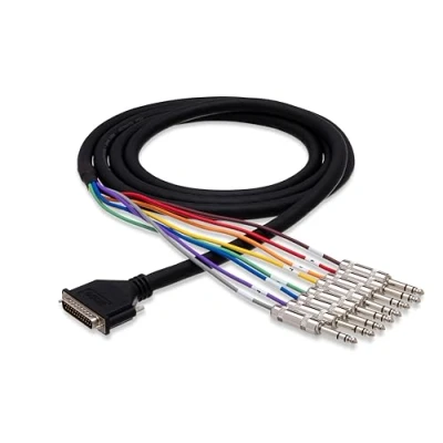 Image de Hosa DTP 802 Serpent DB25A TRS 2 m Multicolore