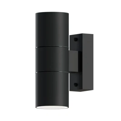 Image de Calex applique d&#039;extérieur GU10 acier inoxydable, up/down, 17 cm, noir