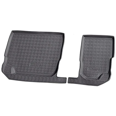 Image de Recambo Tapis de sol en caoutchouc 3D pour Skoda Kodiaq 7 places à partir 2017&gt; Ajustement parfait + bordure