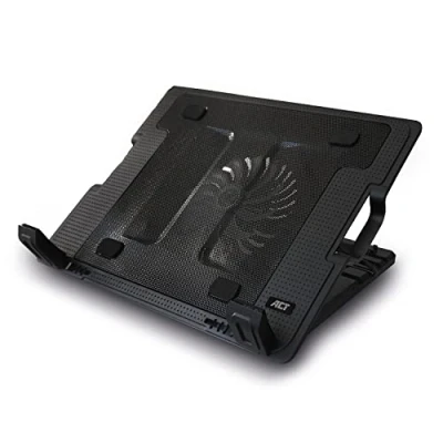 Image de ACT AC8110 système de refroidissement pour ordinateurs portables 43,9 cm (17.3&quot;) 1000 tr/min Noir