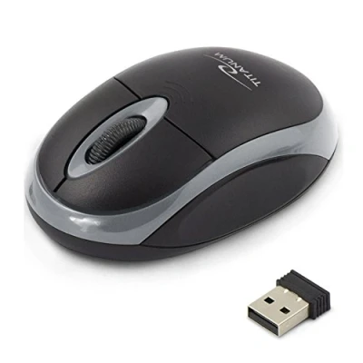 Image de Esperanza Souris sans Fil Titanum Vulture 3D TM116E (Noir/Gris)