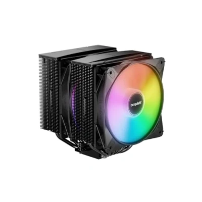Image de be quiet! Pure Rock Pro 3 LX ventirad radiateur, très haute performance de refroidissement, 6 caloducs mm performance, 2 ventilateurs Light Wings 120 PWM optimisés, grande compatibilité