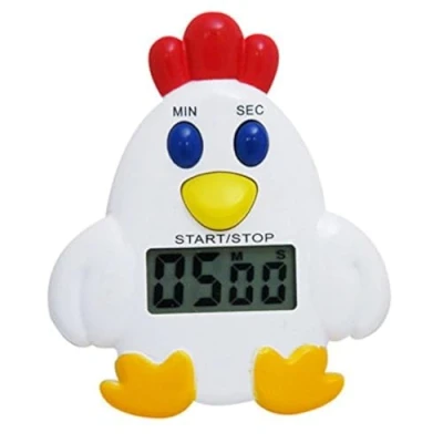 Image de OFKPO Minuterie de Cuisine, Numerique LCD, Compte a Rebours en Poussin