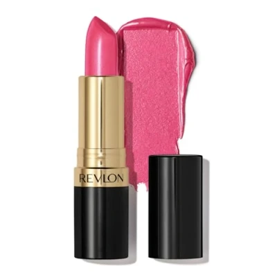 Image de REVLON Rouge à lèvres Super Lustrous Pearl, Formule crémeuse pour des douces et pulpeuses, Sensation d&#039;hydratation, 430 Softsilver Rose, 4,2g
