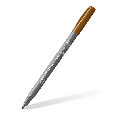 Image de STAEDTLER Pigment Art calligraphy 375 Feutre pointe calligraphie 2 mm ambre 790