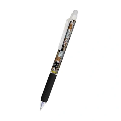Image de Online magiXX Stylo à gomme chat I gel effaçable avec une épaisseur de trait 0,7 mm roller pour apprendre écrire, bureau bille