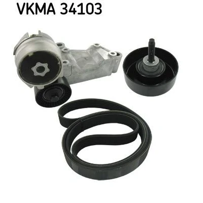 Image de SKF VKMA 34103 Jeu de courroies trapézoïdales à nervures FORD: Focus Mk1 3/5 portes, Break, Berline
