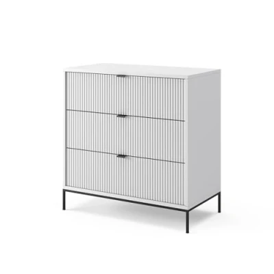 Image de Vicco Commode avec tiroirs Eliza, Blanc, 80 x 81.2 cm 3