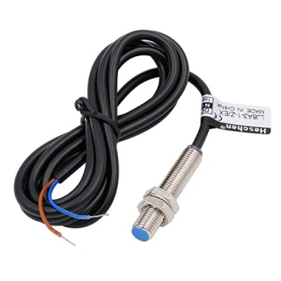 Image de Heschen M8 capteur de proximité inductif interrupteur Type bouclier LJ8A3 1 Z/EX détecteur 1mm 10 30VDC 200mA Normalement ouvert (NO) 2 fils