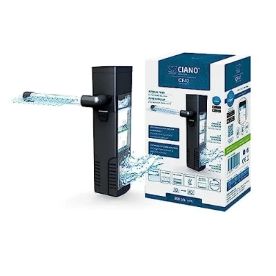 Image de Ciano CF40 Filtre interne pour aquarium Débit de 200L/h Convient les aquariums entre 10 et 40 L.