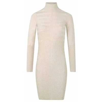 Image de Morgan Fitted WITH Turtleneck Robe fourreau, Femme, Taille: XL, Beige