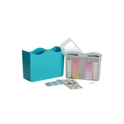 Image de Bayrol Testeur pH/CI, pour Piscine d&#039;eau Valeur pH et Chlore Libre, 2 x 20 comprimés de réactifs Phenol Red &amp; DPD n 1 Test Appareil Mesure du