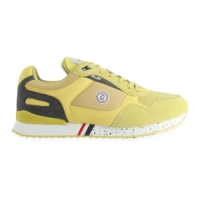 Image de Serge Blanco Chamonix Baskets basses, Homme, Taille: 44, Jaune Cuir / matière synthétique